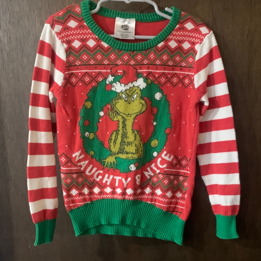*3/$30* Kids Grinch Christmas Sweater